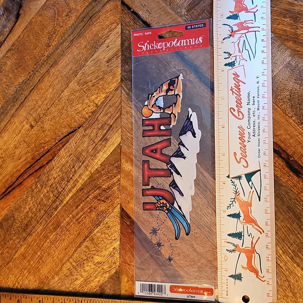 Stickopotamus Sticker sheet stickers Sealed Utah Skiing Snow